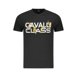 CAVALLI CLASS T-SHIRT MANICHE CORTE UOMO NERO