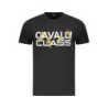 T-SHIRT À MANCHES COURTES CAVALLI CLASS HOMME NOIR