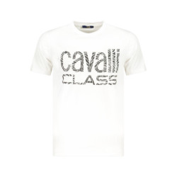 CAMISETA CAVALLI CLASS DE MANGA CORTA PARA HOMBRE BLANCA
