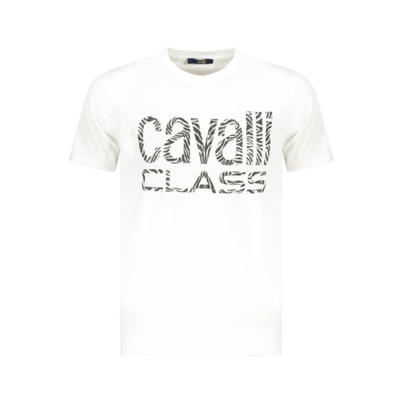 CAMISETA CAVALLI CLASS DE MANGA CORTA PARA HOMBRE BLANCA
