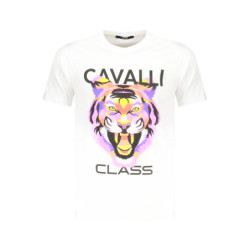 CAVALLI CLASS T-SHIRT MANICHE CORTE UOMO BIANCO