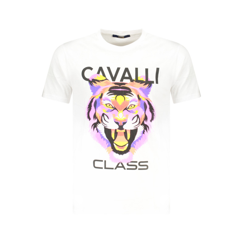 CAMISETA CAVALLI CLASS DE MANGA CORTA PARA HOMBRE BLANCA