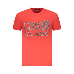 CAVALLI CLASS SHORT SLEEVE T-SHIRT MEN RED
