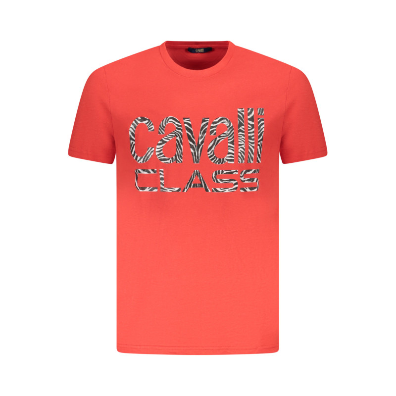 CAMISETA DE MANGA CORTA CAVALLI CLASS HOMBRE ROJA