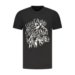 CAVALLI CLASS T-SHIRT MANICHE CORTE UOMO NERO