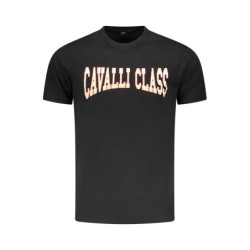 T-SHIRT À MANCHES COURTES CAVALLI CLASS HOMME NOIR