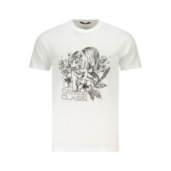 CAMISETA CAVALLI CLASS DE MANGA CORTA PARA HOMBRE BLANCA