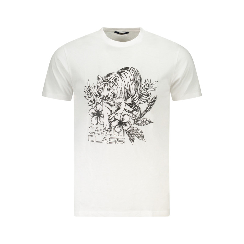 CAMISETA CAVALLI CLASS DE MANGA CORTA PARA HOMBRE BLANCA