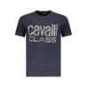 CAVALLI CLASS SHORT SLEEVE T-SHIRT MEN BLUE