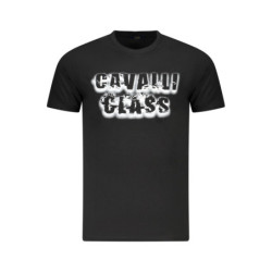 CAMISETA DE MANGA CORTA CAVALLI CLASS HOMBRE NEGRA