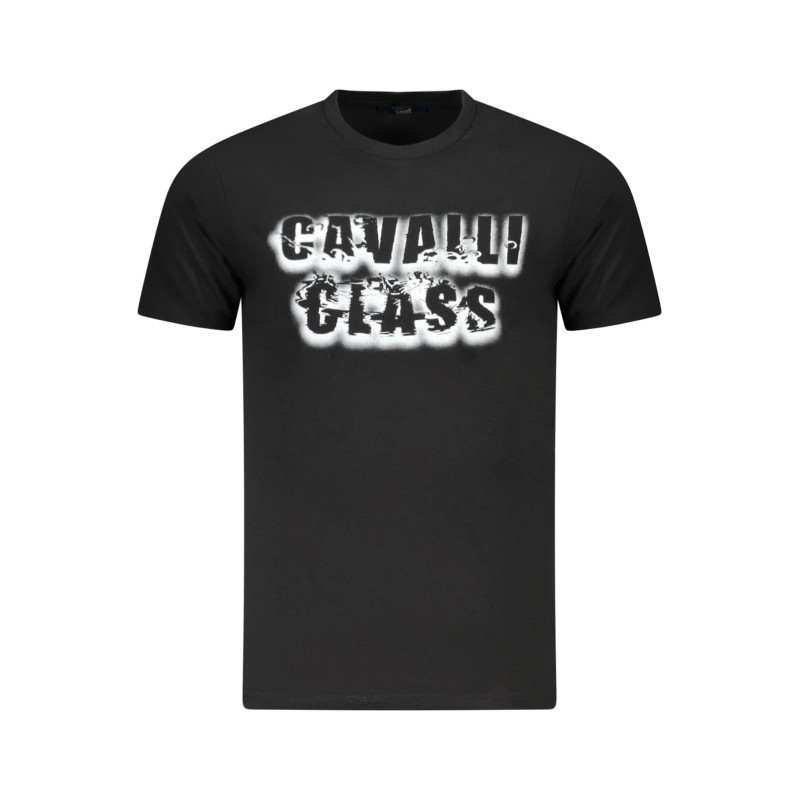CAVALLI CLASS T-SHIRT MANICHE CORTE UOMO NERO