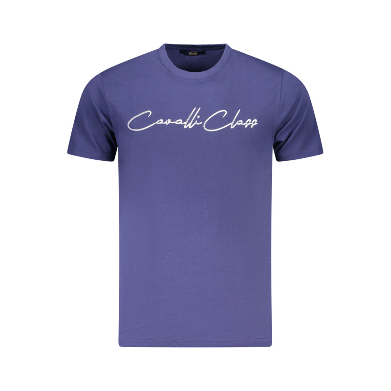 CAVALLI CLASS SHORT SLEEVE T-SHIRT MEN BLUE