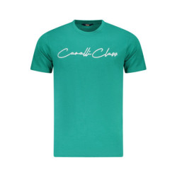 CAMISETA CAVALLI CLASS MANGA CORTA HOMBRE VERDE