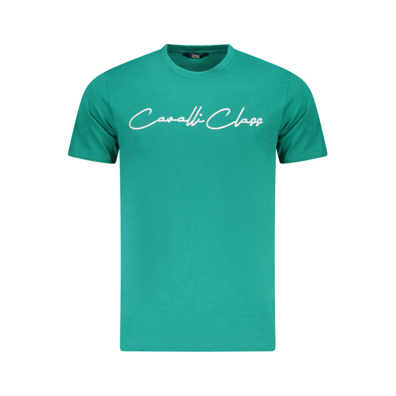 T-SHIRT À MANCHES COURTES CAVALLI CLASS HOMME VERT