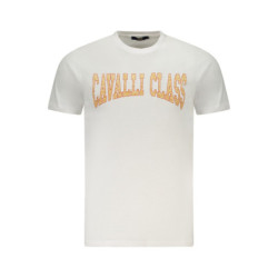 CAVALLI CLASS SHORT SLEEVE T-SHIRT MEN WHITE