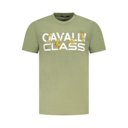 CAMISETA CAVALLI CLASS MANGA CORTA HOMBRE VERDE