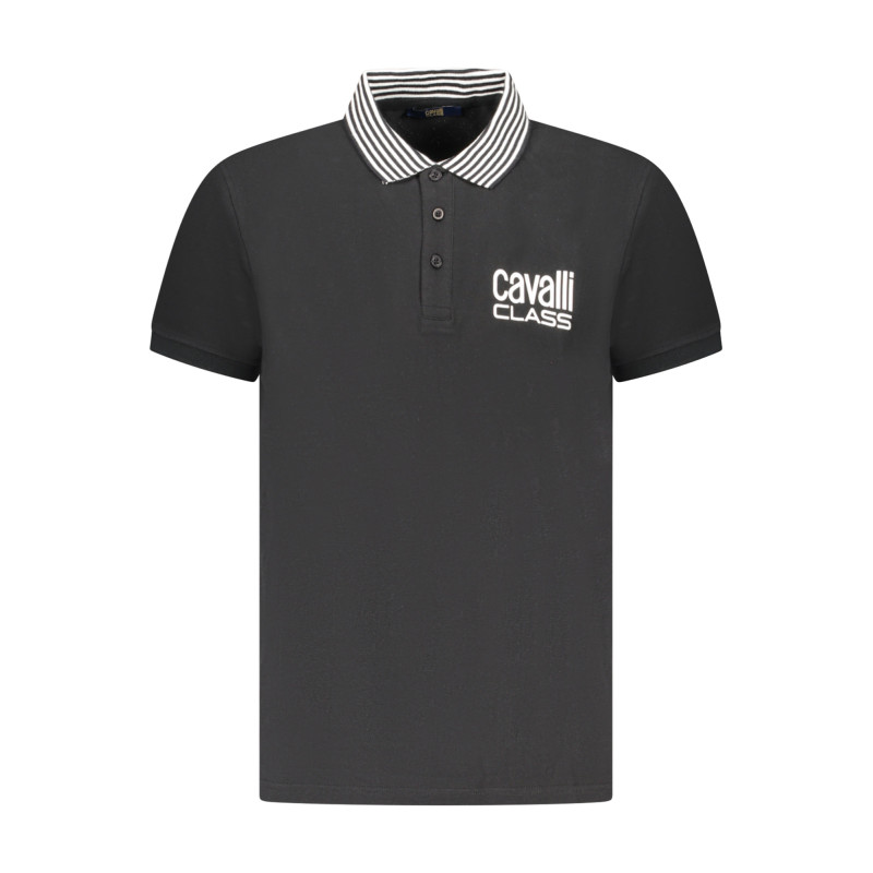 CAVALLI CLASS POLO MANGA CORTA HOMBRE NEGRO