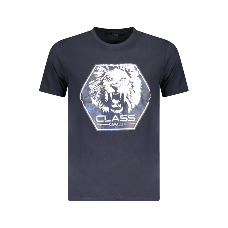 CAVALLI CLASS SHORT SLEEVE T-SHIRT MEN BLUE