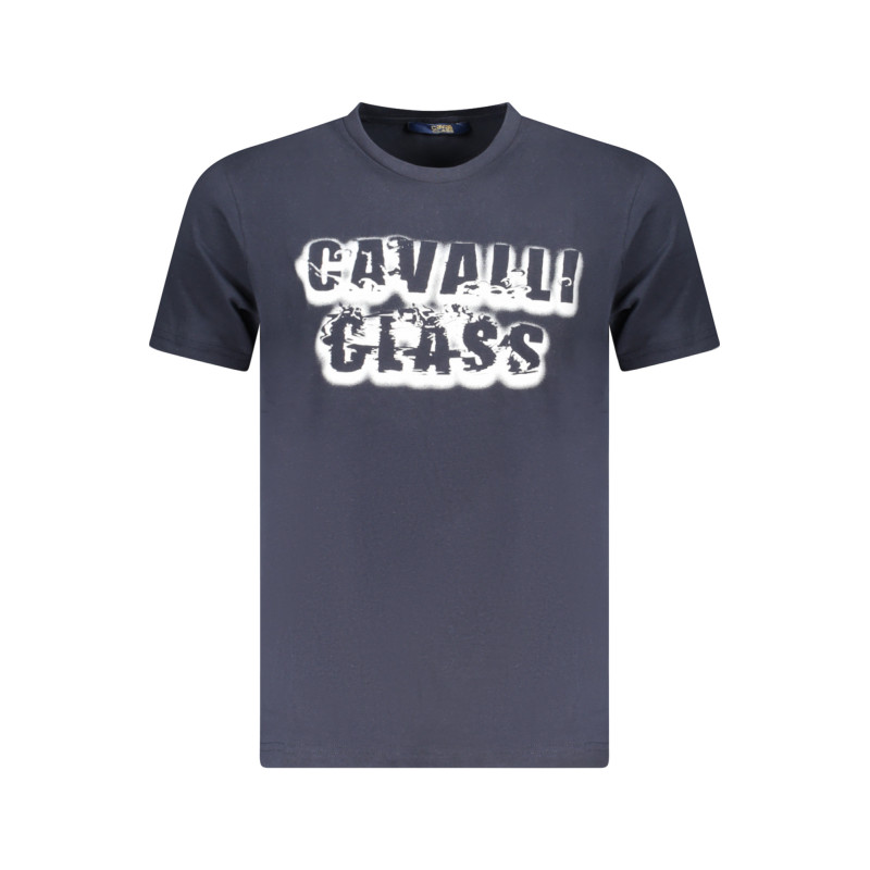 CAMISETA CAVALLI CLASS DE MANGA CORTA PARA HOMBRE AZUL
