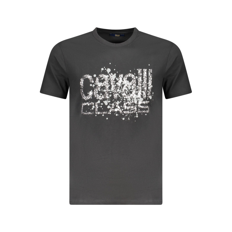 CAVALLI CLASS SHORT SLEEVE T-SHIRT MEN BLACK