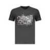 CAVALLI CLASS KURZARM T-SHIRT HERREN SCHWARZ
