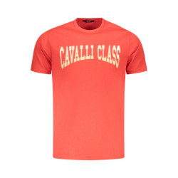 CAMISETA DE MANGA CORTA CAVALLI CLASS HOMBRE ROJA