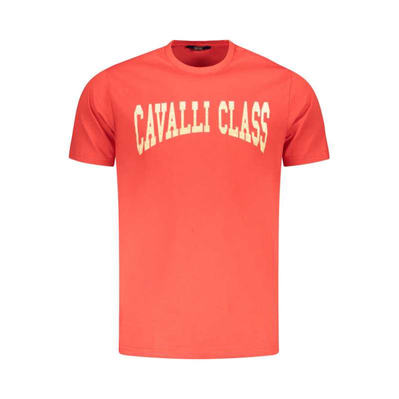 CAMISETA DE MANGA CORTA CAVALLI CLASS HOMBRE ROJA