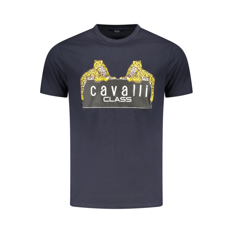 CAVALLI CLASS T-SHIRT MANICHE CORTE UOMO BLU