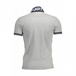 LA MARTINA POLO MANCHES COURTES HOMME GRIS