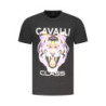 CAMISETA DE MANGA CORTA CAVALLI CLASS HOMBRE NEGRA