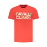 CAMISETA DE MANGA CORTA CAVALLI CLASS HOMBRE ROJA