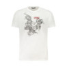 CAMISETA CAVALLI CLASS DE MANGA CORTA PARA HOMBRE BLANCA