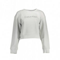 CALVIN KLEIN SWEAT SANS ZIP FEMME GRIS