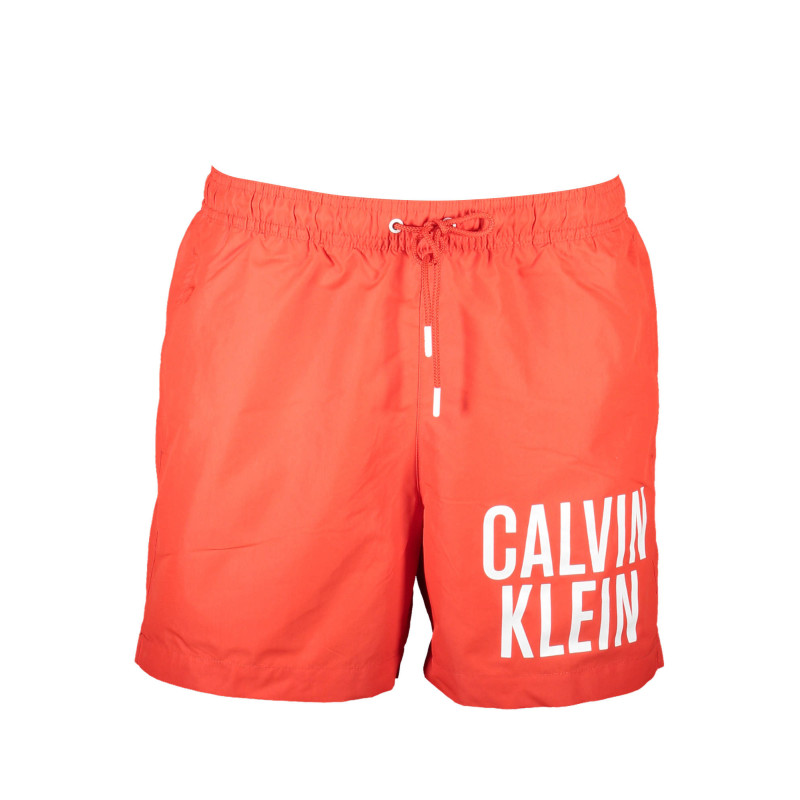 BAS DE MAILLOT DE BAIN CALVIN KLEIN HOMME ROUGE