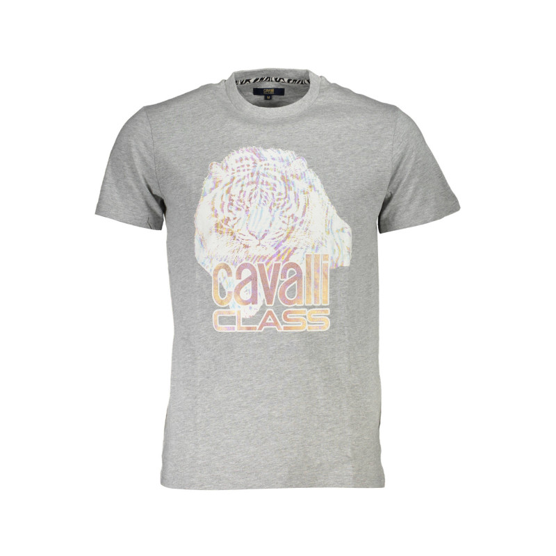 CAVALLI CLASS SHORT SLEEVE T-SHIRT MEN GREY