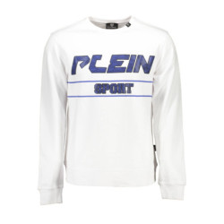 PLEIN SPORT MEN'S ZIP-UP SWEATSHIRT WHITE