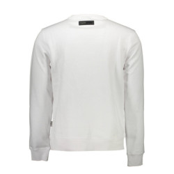 PLEIN SPORT MEN'S ZIP-UP SWEATSHIRT WHITE