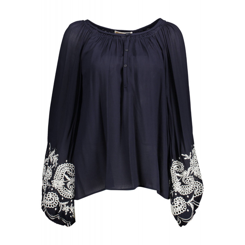 CAMISETA MANGA LARGA KOCCA AZUL MUJER