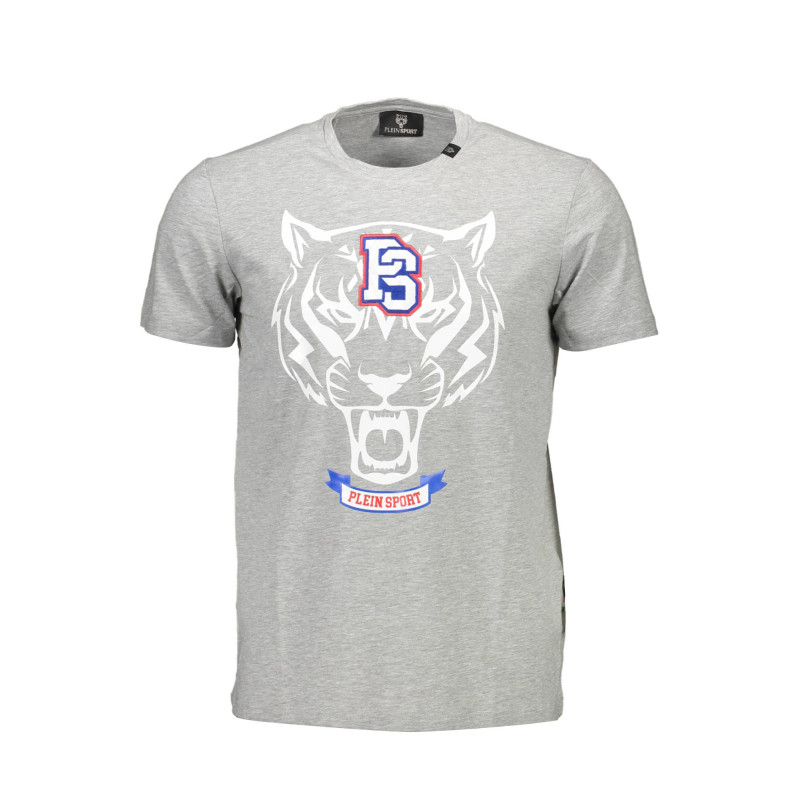 PLEIN SPORT SHORT SLEEVE T-SHIRT MEN GREY