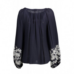 CAMISETA MANGA LARGA KOCCA AZUL MUJER