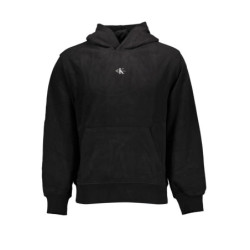Sweat-shirt zippé noir Calvin Klein pour homme