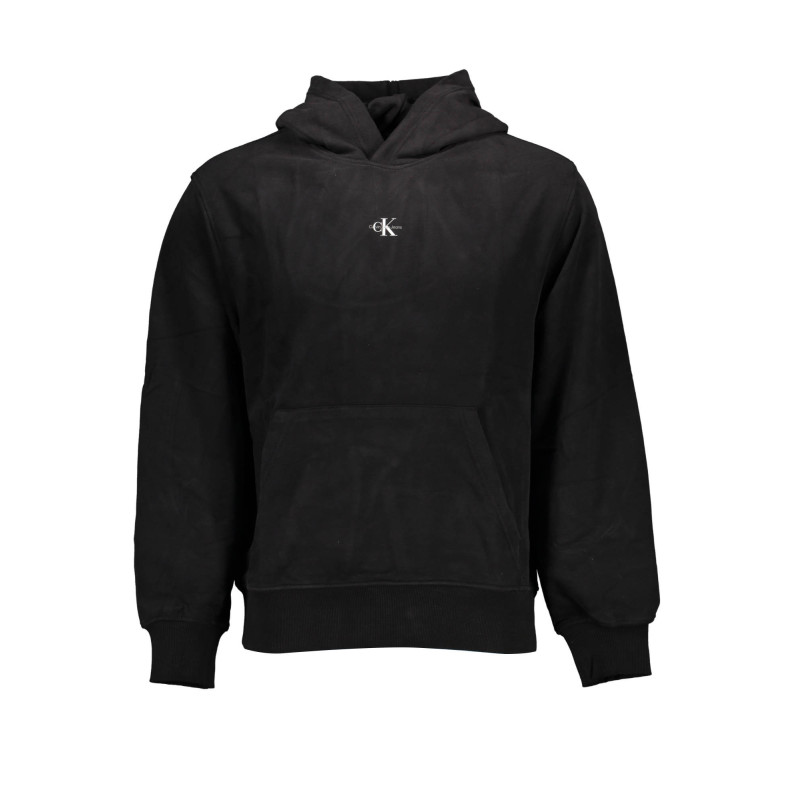 SUDADERA NEGRA CON CREMALLERA PARA HOMBRE DE CALVIN KLEIN