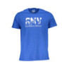 GIAN MARCO VENTURI HERREN KURZARM T-SHIRT BLAU