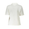 TOMMY HILFIGER POLO MANICHE CORTE DONNA BIANCO
