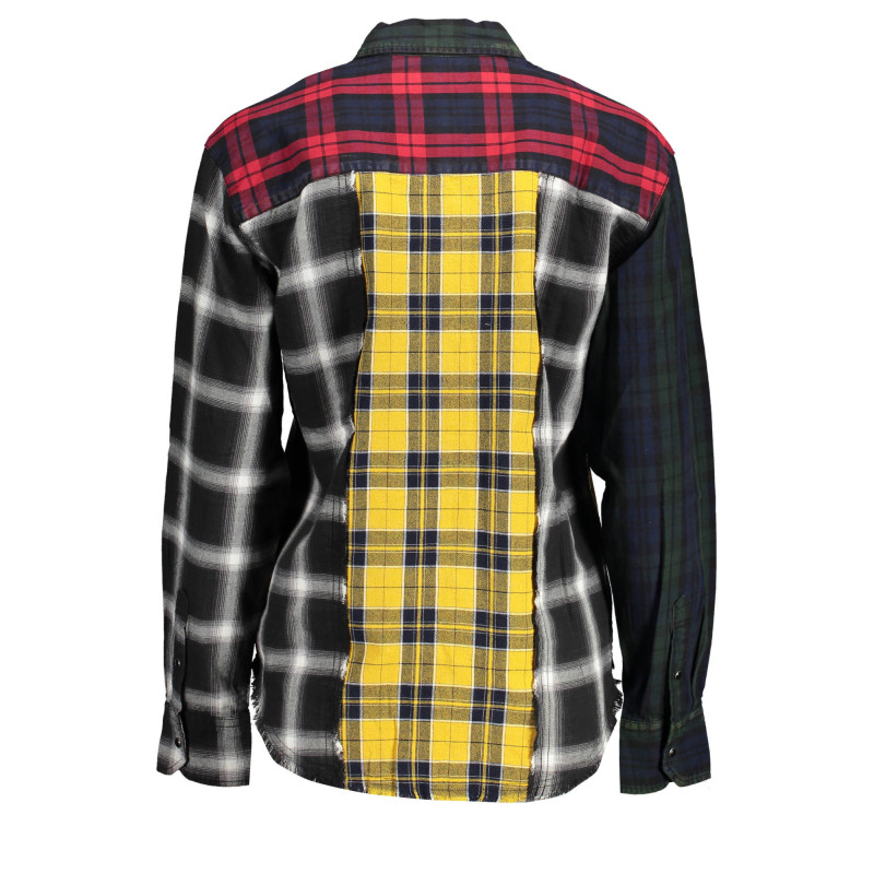 CHEMISE À MANCHES LONGUES DESIGUAL FEMME NOIRE