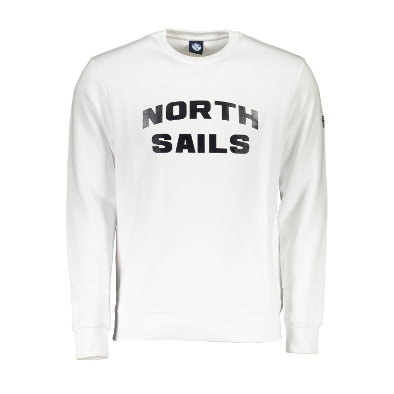 NORTH SAILS MEN'S ZIP-UP SWEATSHIRT WHITE