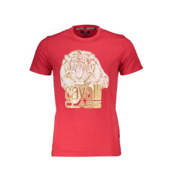 CAVALLI CLASS SHORT SLEEVE T-SHIRT MEN RED