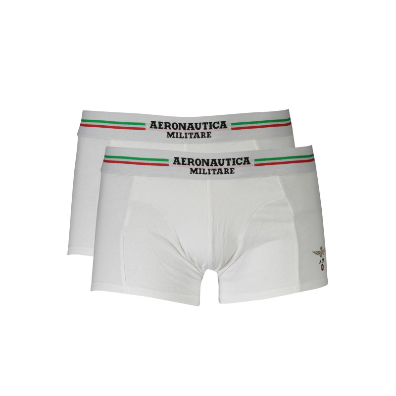 BOXER HOMME AERONAUTICA MILITARE BLANC