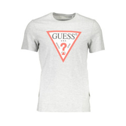GUESS JEANS KURZARM-T-SHIRT HERREN GRAU