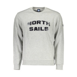 NORTH SAILS HERREN-SWEATSHIRT MIT ZIP-UP-DETAILS GRAU